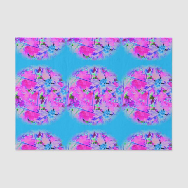 Mousseline Papier de papier tissu rose (Recto)
