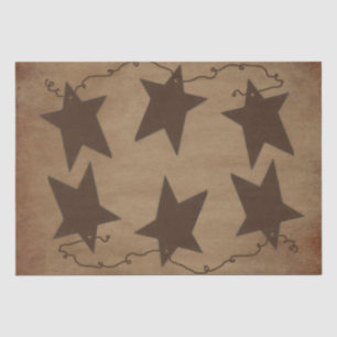 Mousseline Papier de papier tissu Rusty Stars