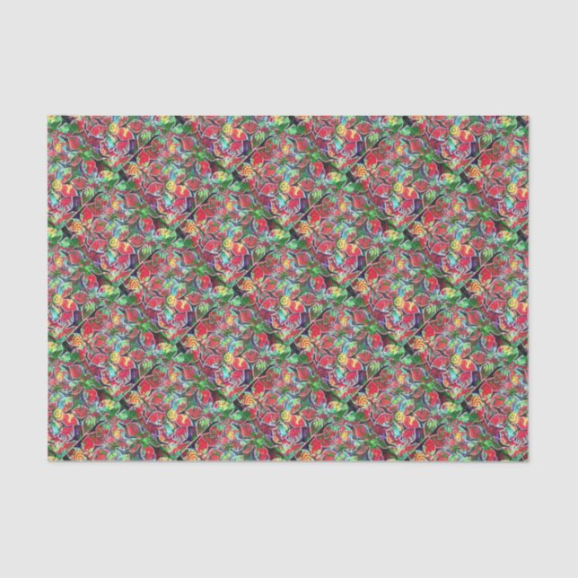 Mousseline papier de poinsetta (Recto)