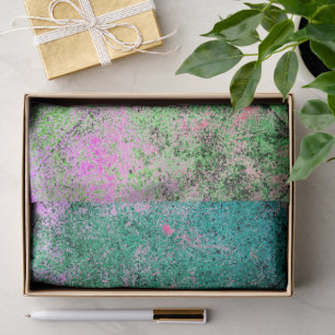 Mousseline Papier de texture vintage Harlequin vert pourpre g