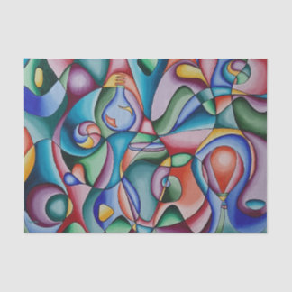 Mousseline Papier de tissu coloré