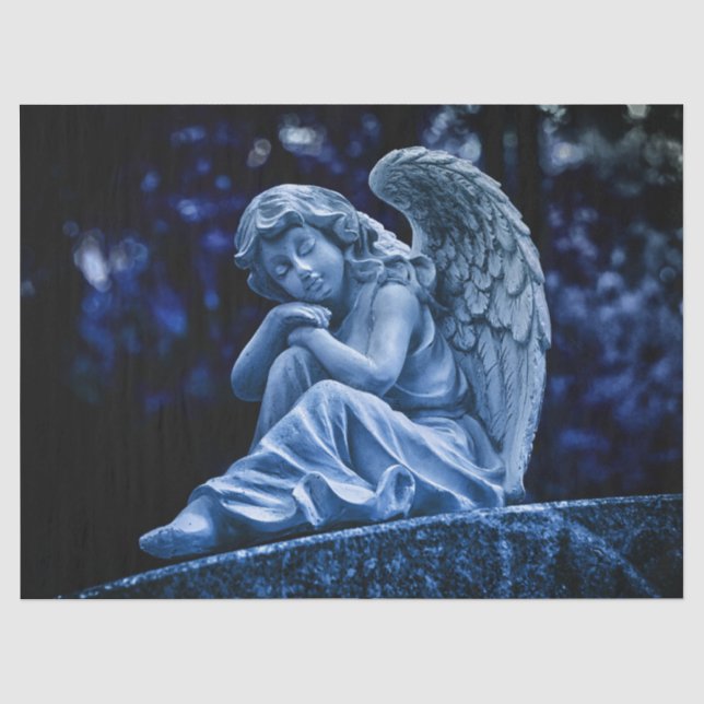 Mousseline papier de tissu d'ange de nuit (Recto)