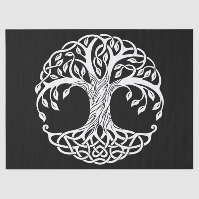 Mousseline papier de tissu d'arbre céleste (Recto)