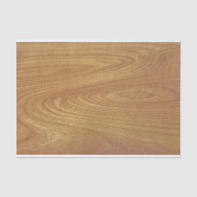 Mousseline Papier de tissu de bois clair (Recto)