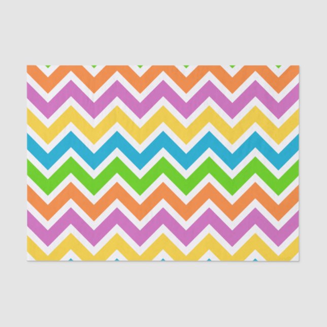 Mousseline papier de tissu de chevron (Recto)