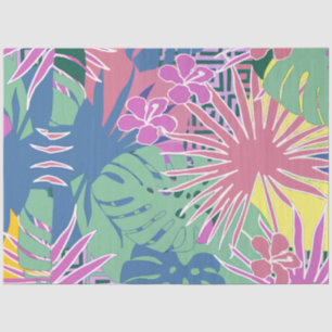 Mousseline Papier de tissu de découpage à motif floral