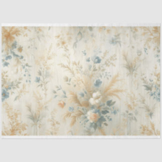 Mousseline Papier de tissu de découpage floral