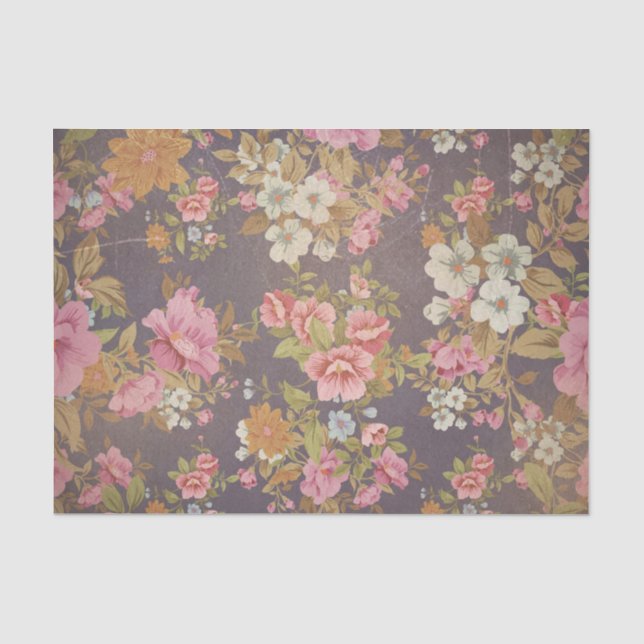 Mousseline Papier de tissu de découpage vintage (Recto)