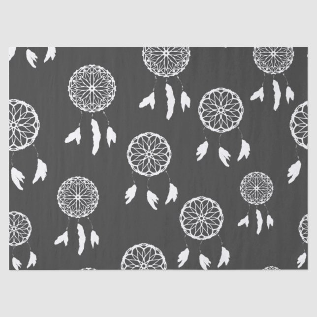Mousseline papier de tissu de dreamcatcher (Recto)