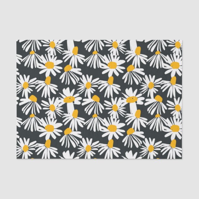 Mousseline Papier de tissu de fleurs (Recto)