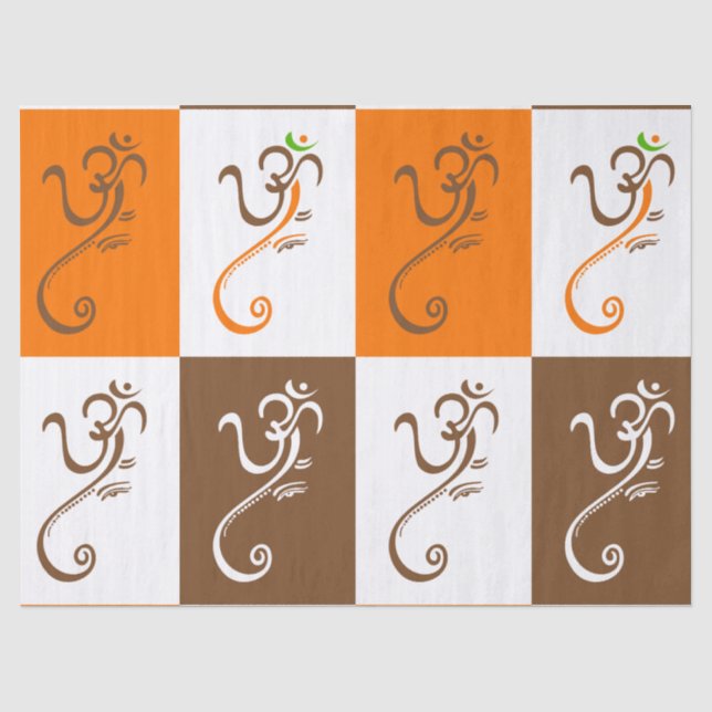Mousseline Papier de tissu de Ganesha (Recto)