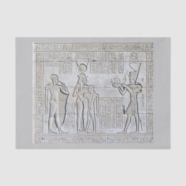 Mousseline papier de tissu de l'ancienne égypte (Recto)