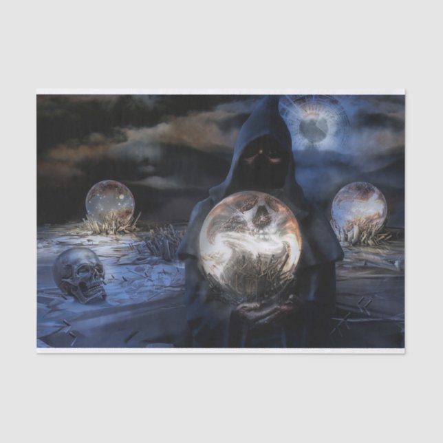 Mousseline papier de tissu de mondes fantômes (Recto)