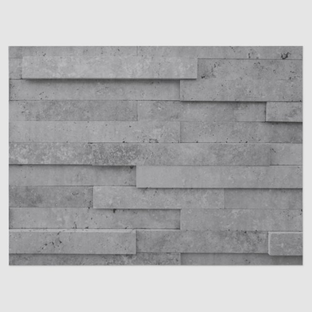 Mousseline papier de tissu de pierre grise (Recto)