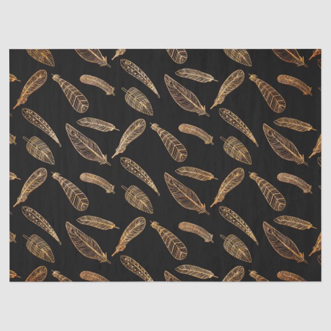 Mousseline papier de tissu de plumes de canard (Recto)