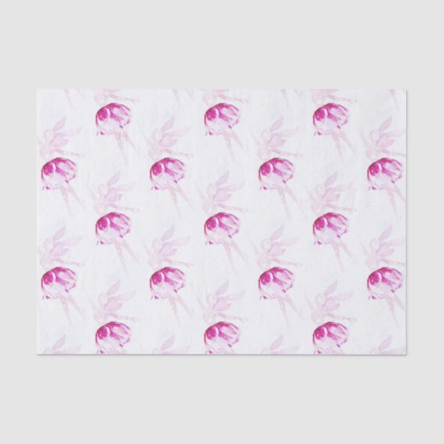 Mousseline Papier de tissu de prunes de sucre (Recto)