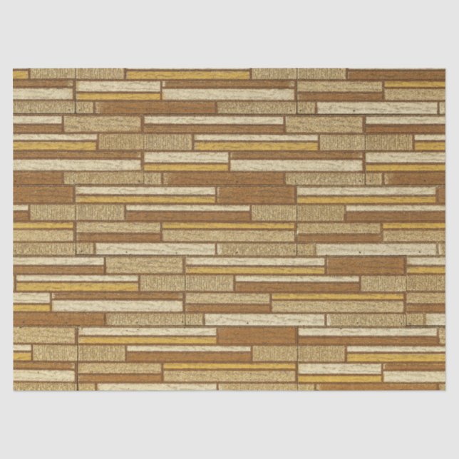 Mousseline papier de tissu de tuiles rustiques (Recto)