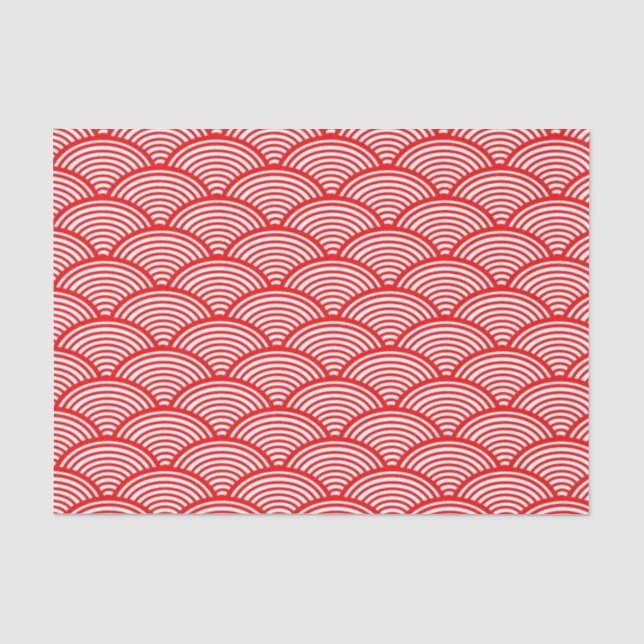 Mousseline papier de tissu de vague de soleil (Recto)
