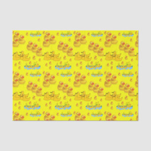 Mousseline Papier de tissu décoratif Canard