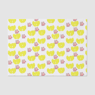 Mousseline Papier de tissu décoratif Cochon