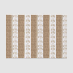 Mousseline Papier de tissu décoratif Floral