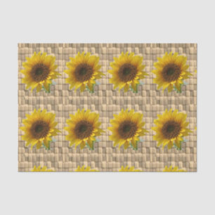 Mousseline Papier de tissu décoratif Floral