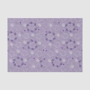 Mousseline Papier de tissu décoratif Floral