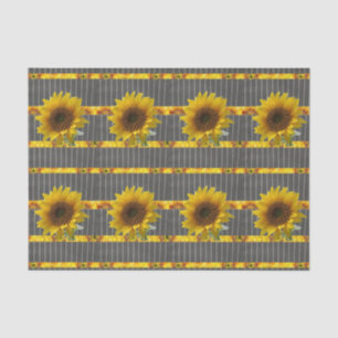 Mousseline Papier de tissu décoratif Tournesol