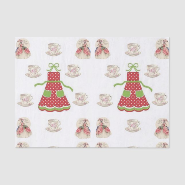 Mousseline Papier de tissu décoratif Victorian (Recto)