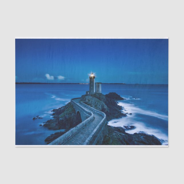 Mousseline papier de tissu du phare de nuit (Recto)