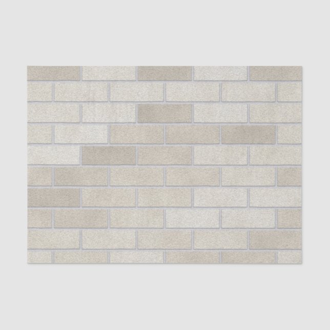 Mousseline papier de tissu en briques de grès (Recto)