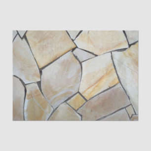 Mousseline papier de tissu en pierre de mosaïque
