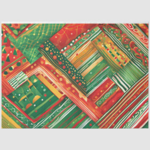 Mousseline papier de tissu fiesta patchwork