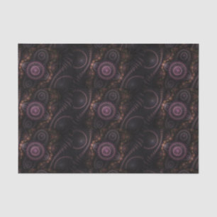 Mousseline papier de tissu fractal violet