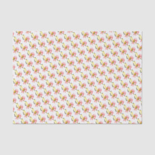Mousseline Papier de Tissu - Goldfinch sur Coneflowers