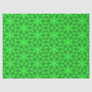 Mousseline Papier de tissu Kaleidoscope vert