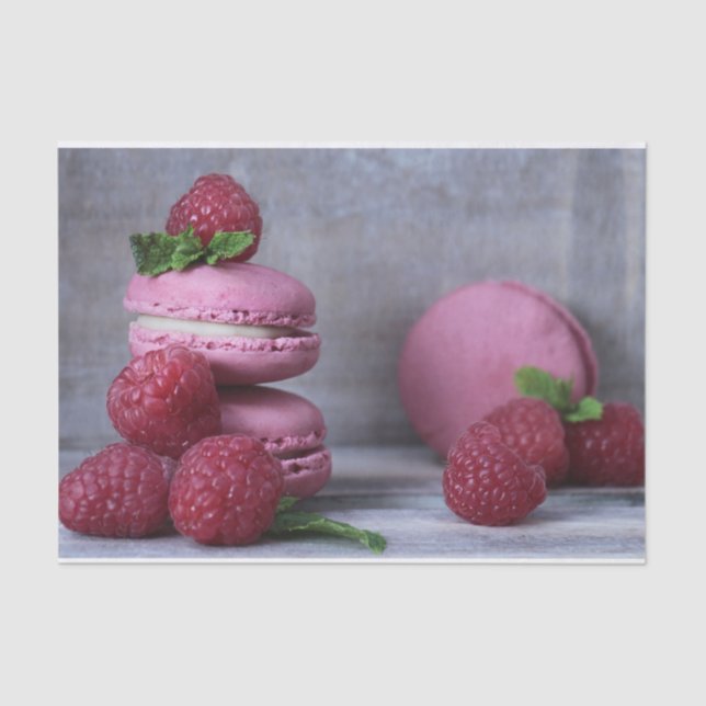 Mousseline papier de tissu macaron (Recto)