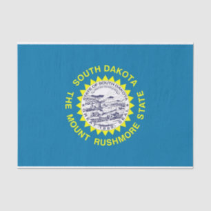 Mousseline Papier de tissu patriotique avec drapeau Dakota du
