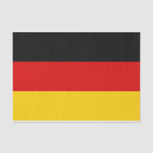 Mousseline Papier de tissu patriotique avec drapeau d'Allemag