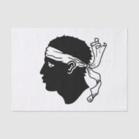 Papier de tissu patriotique avec drapeau de la Cor