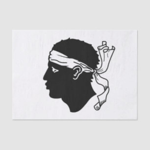 Mousseline Papier de tissu patriotique avec drapeau de la Cor