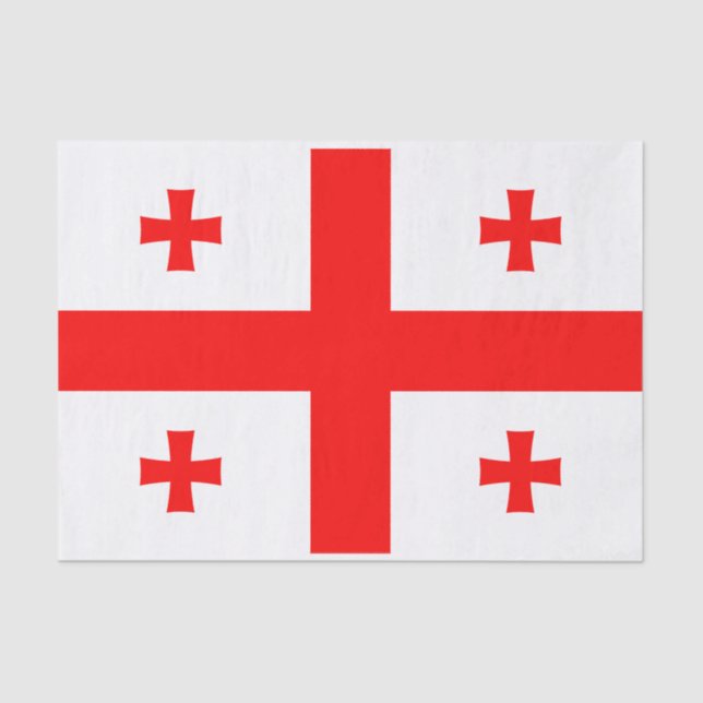 Mousseline Papier de tissu patriotique avec drapeau de la Géo (Recto)