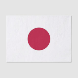 Mousseline Papier de tissu patriotique avec drapeau du Japon