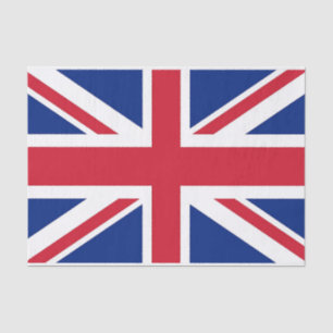 Mousseline Papier de tissu patriotique avec drapeau du Royaum