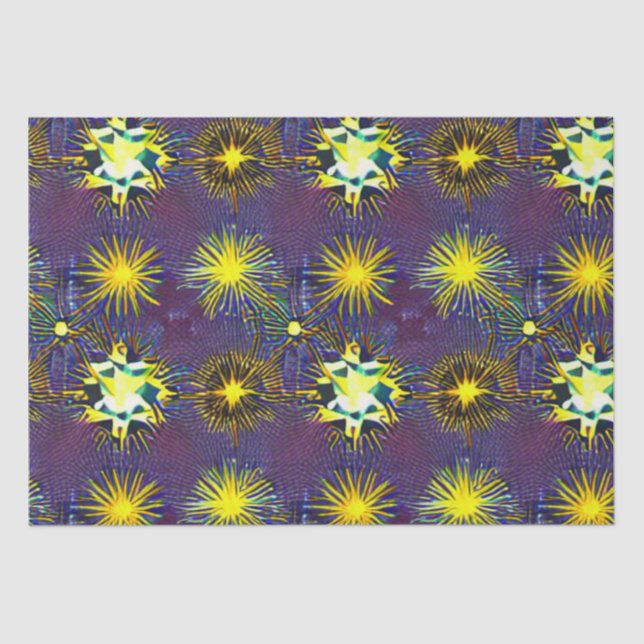 Mousseline Papier de tissu Starburst (Recto)