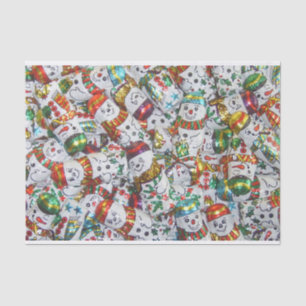Mousseline Papier de tissu Sweet Snowmen