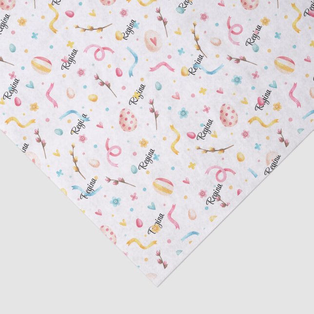 Mousseline Papier de tissus 3 feuilles, Nom Motif de printemp (Détail)