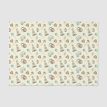 Papier de tissus (3) Jouets Vintages Jaune Arrière