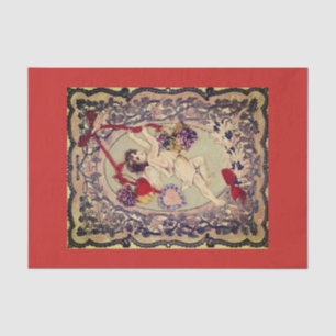 Mousseline Papier de tissus ANGEL VINTAGE PERSONNALISABLE