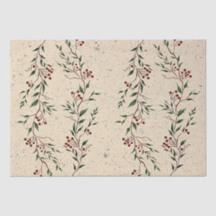 Mousseline Papier de tissus Berry Branch
